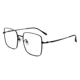 Cheap Hinge Alloy Optical Glasses for Men Rectangular Frame Unisex for Adults