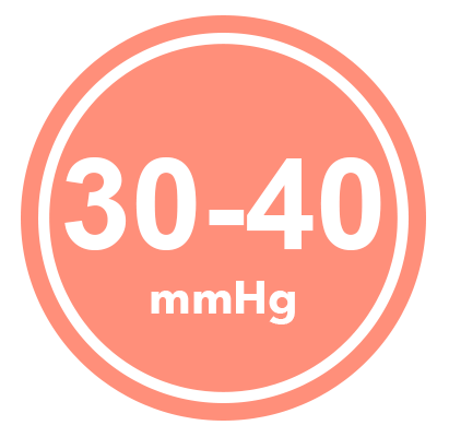 30-40mmHg