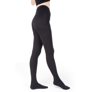 Women Closed Toe Compression Pantyhose Black