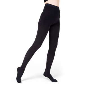 Women Closed Toe Compression Pantyhose Black