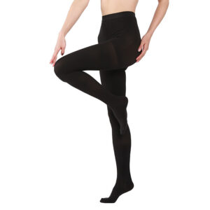 Women Closed Toe Compression Pantyhose Black